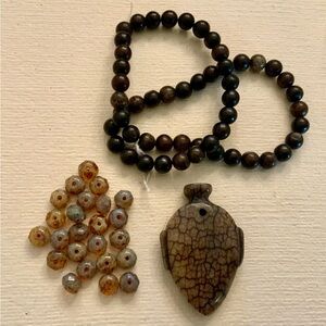 Semi precious stone lot